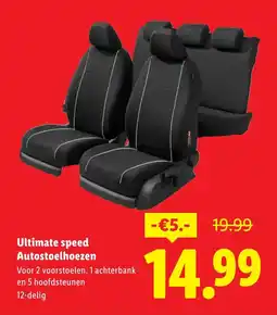 Lidl Ultimate speed Autostoelhoezen aanbieding
