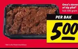 Nettorama Oma's stoverij of kip pilaf aanbieding