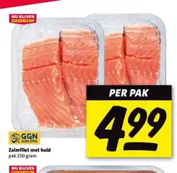 Nettorama Zalmfilet met huid aanbieding