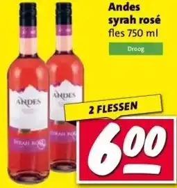Nettorama Andes syrah rosé aanbieding
