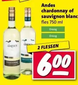Nettorama Andes chardonnay of sauvignon blanc aanbieding