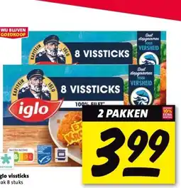 Nettorama Iglo vissticks aanbieding