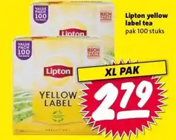 Nettorama Lipton yellow label tea aanbieding