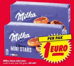 Nettorama Milka choco mini stars aanbieding