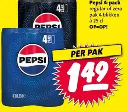 Nettorama Pepsi 4-pack aanbieding