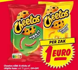 Nettorama Cheetos nibb-it sticks of chipito kaas aanbieding