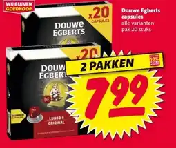 Nettorama Douwe Egberts capsules aanbieding