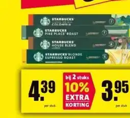Nettorama STARBUCKS BLONDE ESPRESSO aanbieding
