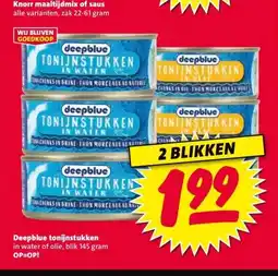 Nettorama Deepblue tonijnstukken aanbieding