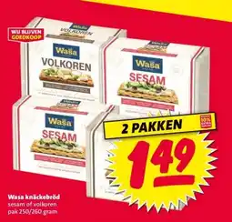 Nettorama Wasa knäckebröd aanbieding
