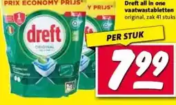 Nettorama Dreft all in one vaatwastabletten aanbieding