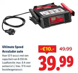 Lidl Ultimate Speed Acculader Auto aanbieding