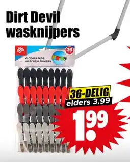 Dirk Dirt Devil wasknijpers aanbieding