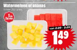 Dirk Watermeloen of ananas aanbieding