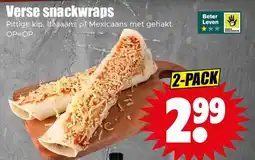 Dirk Verse snackwraps aanbieding