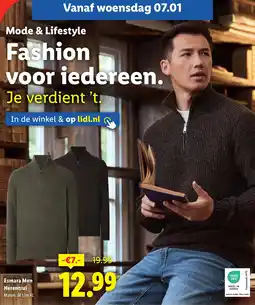 Lidl Esmara Men Herentrui aanbieding