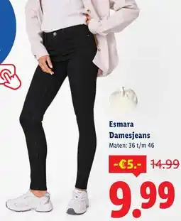 Lidl Esmara Damesjeans aanbieding