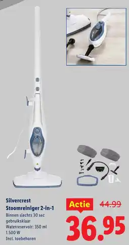 Lidl Silvercrest Stoomreiniger 2-in-1 aanbieding