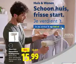 Lidl Silvercrest Opvouwbare Kledingstomer aanbieding
