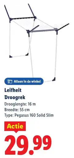 Lidl Leifheit Droogrek aanbieding