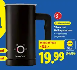 Lidl Silvercrest Melkopschuimer aanbieding