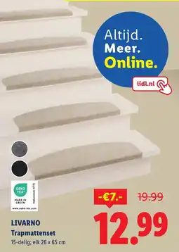 Lidl Livarno Trapmattenset aanbieding