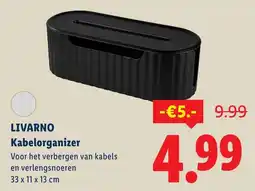 Lidl Livarno Kabelorganizer aanbieding