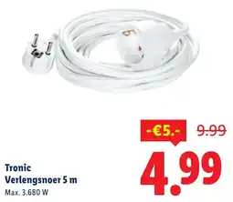 Lidl Tronic Verlengsnoer aanbieding