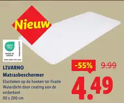 Lidl Livarno Matrasbeschermer aanbieding