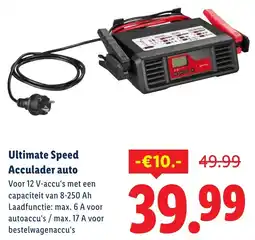 Lidl Ultimate Speed Acculader auto aanbieding