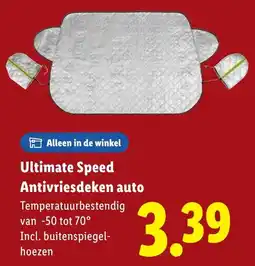 Lidl Ultimate Speed Antivriesdeken Auto aanbieding