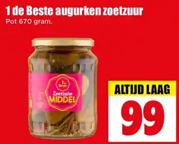 Dirk 1 de Beste augurken zoetzuur aanbieding