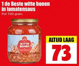 Dirk 1 de Beste witte bonen in tomatensaus aanbieding