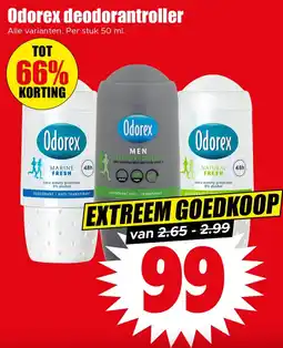 Dirk Odorex deodorantroller aanbieding