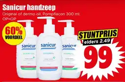 Dirk Sanicur handzeep aanbieding