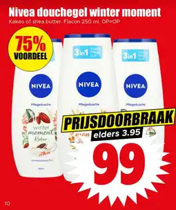 Dirk Nivea Douchegel Winter Moment aanbieding