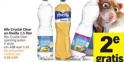 Albert Heijn Alle Crystal Clear en Rivella aanbieding
