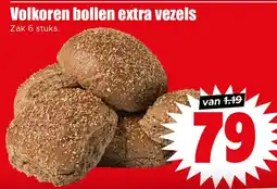 Dirk Volkoren bollen extra vezels aanbieding