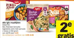 Albert Heijn Alle Iglo maaltijden aanbieding