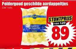 Dirk Poldergoud geschilde aardappeltjes aanbieding