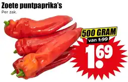 Dirk Zoete Puntpaprika's aanbieding