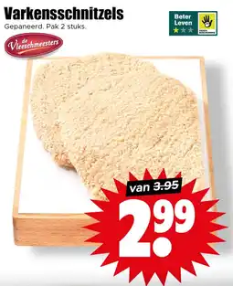 Dirk Varkensschnitzels aanbieding