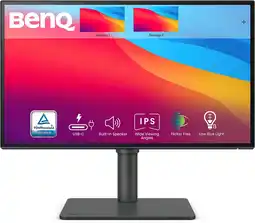 Amazon BenQ PD2506Q Designer Monitor (AQCOLOR-technologie, 24.5 inch, 2K QHD, HDR, USB-C, KVM, 95% P3) aanbieding
