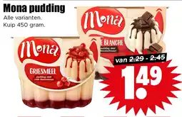 Dirk Mona pudding aanbieding