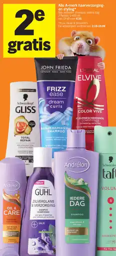 Albert Heijn Alle A-merk haarverzorging en styling aanbieding