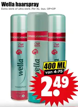 Dirk Wella Haarspray aanbieding