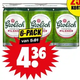 Dirk Grolsch Premium Pilsner aanbieding