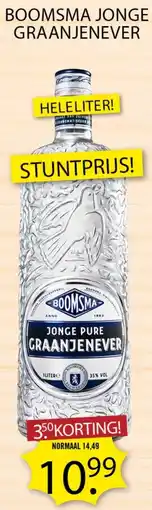 Dirk Boomsma Jonge Graanjenever aanbieding