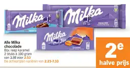Albert Heijn Alle Milka chocolade aanbieding