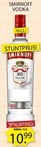 Dirk Smirnoff Vodka aanbieding